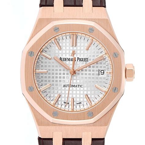 audemars piguet royal oak 37mm rose gold|audemars piguet royal oak manual.